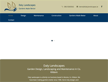 Tablet Screenshot of dalylandscapes.ie
